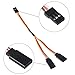 AEDIKO 20pcs Servo Extension Cable Y Type Extended Line Extension Wire Cable 5 Types for Futaba JR Y Harness Servo Extension