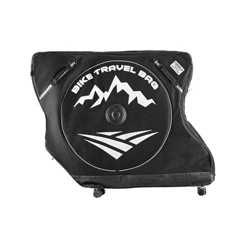 VEVOR Bike Travel Bag, Road Bike Bag Road Bicycle Storage Carry with TSA Lock & Dual Zipper, Black...