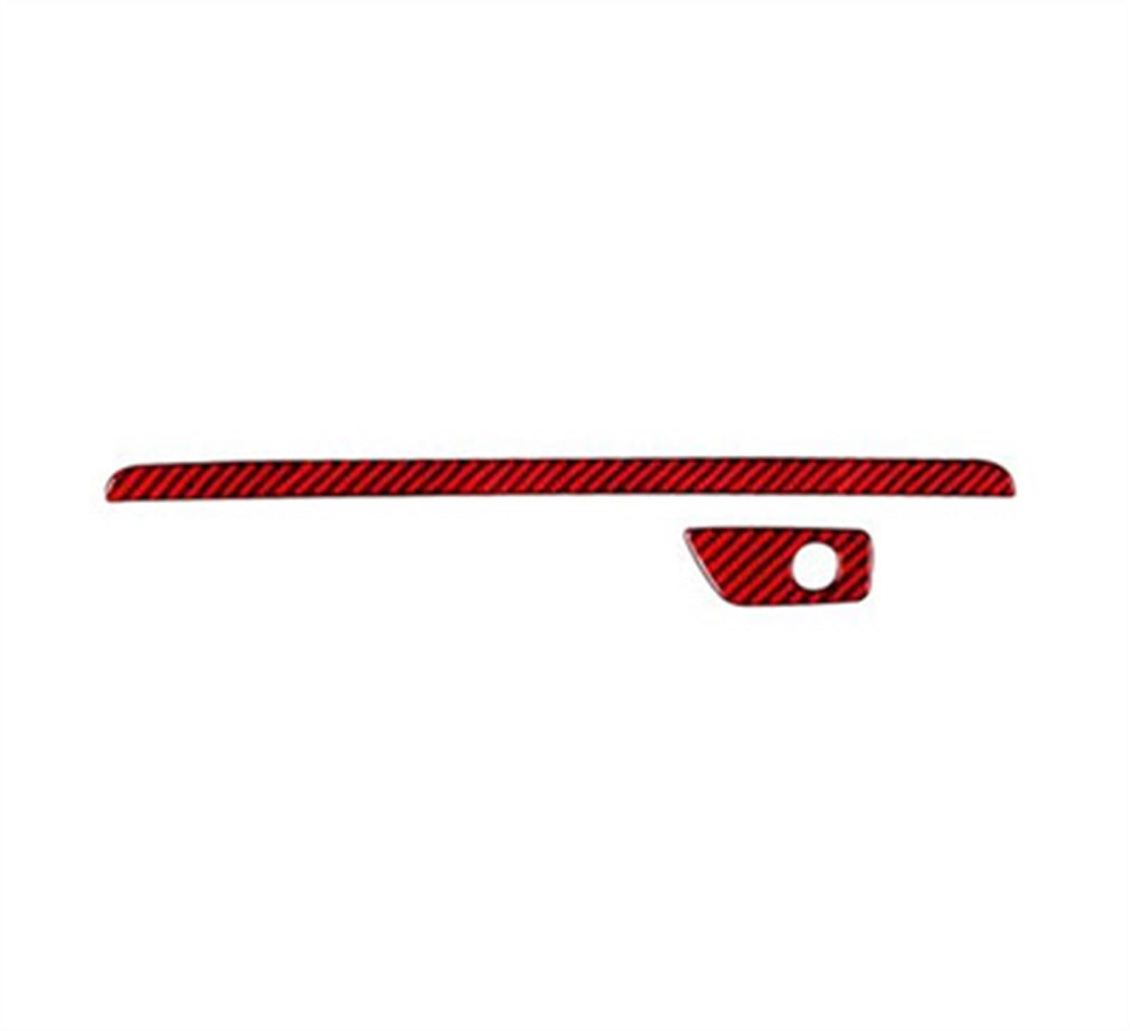Piwine A Rhd Red Car Interior Accessories Sticker Glove Box Decoration Trim Decal For Audi A3 S3 Rs3 8V 2013-2018