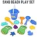 Liberty Imports 13 PCS Beach Sand Toys, Dinosaur Claw Hand Scoop Play Set with Bucket, Shovel Tools, Animal and Castle Sand Molds - Beach Sandbox Toys for Toddlers & Kids