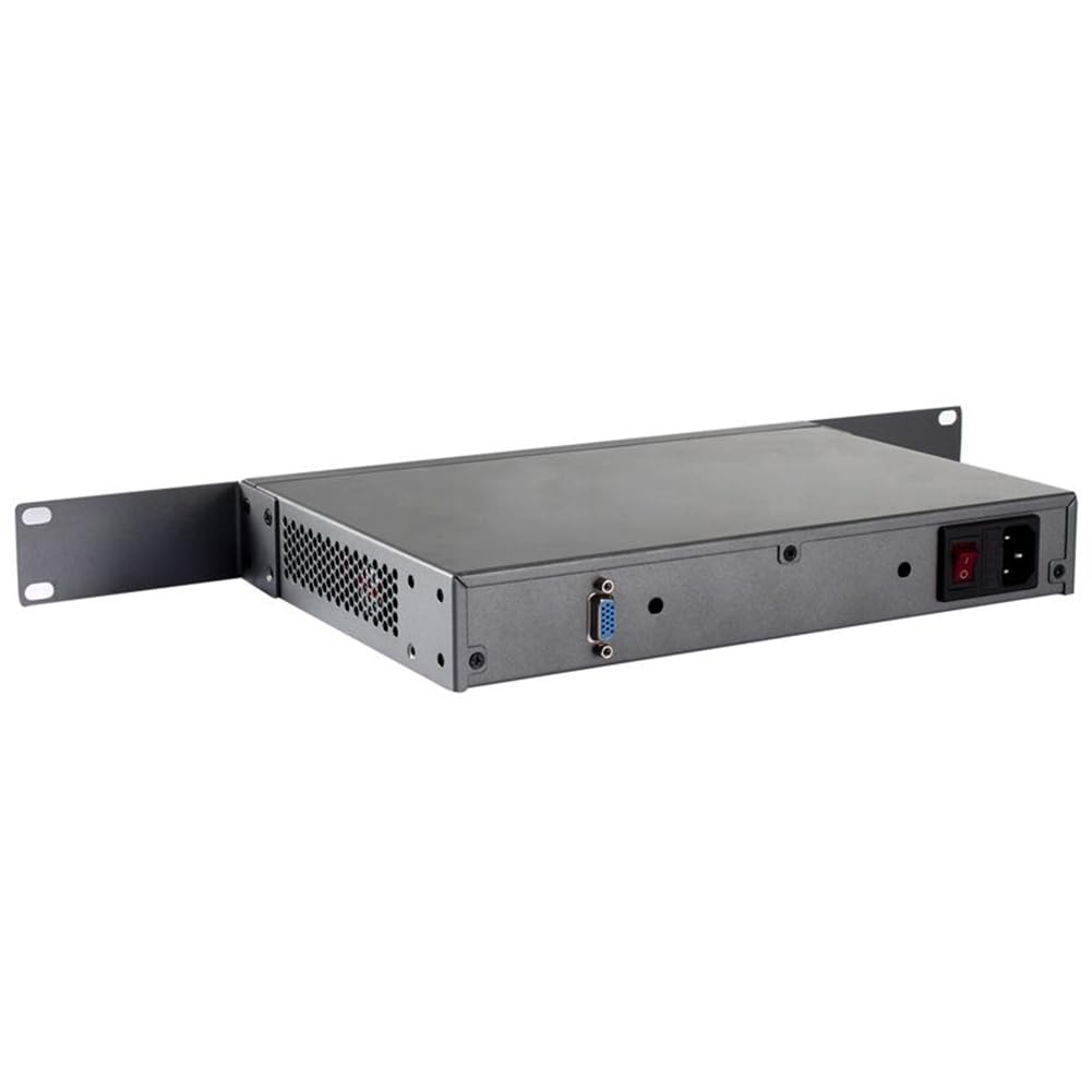 Firewall Hardware, PFSense, OPNsense, Mikrotik, VPN, Network Security Appliance, Router PC, J1900, RS17, 4 x Gigabit LAN, 2 x USB, VGA, Fanless, 2 x Reserved Fan, 0 RAM, 0 Storage, Barebone No System