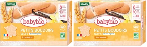 BabyBio - Biscuits Croissance dès 15 mois (Lot de 2)