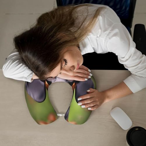 Almohada de viaje con soporte para cuello y hombros miniatura 7