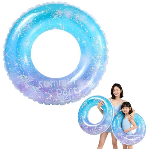 HomLee 浮き輪 子供用 大人用 60 70 80 90 うきわ O型 フロート スイミング 水遊び用 お風呂 ビーチ 海水浴 夏対策 夏休み 日光浴 強い浮力 浮輪 男の子 女の子 小学生 兼用 人気 おもちゃ 誕生日プレゼント (ブルー, 70#)