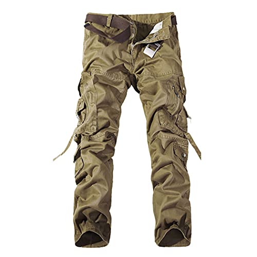 Pantalon tactique en coton robuste avec poches multiples