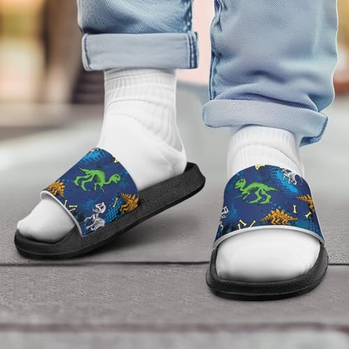 Toddler Slides for Kids – Non-Slip Summer Slippers Lightweight Beach, Pool, and Indoor Shower Sandals3