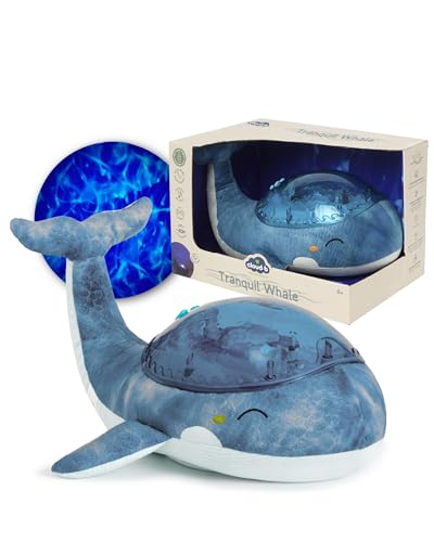 Imagen de Cloud b Tranquil Whale Azul Proyector de Olas del Océano Recargable y Máquina de Sonidos para Bebés Luces de Olas Realistas