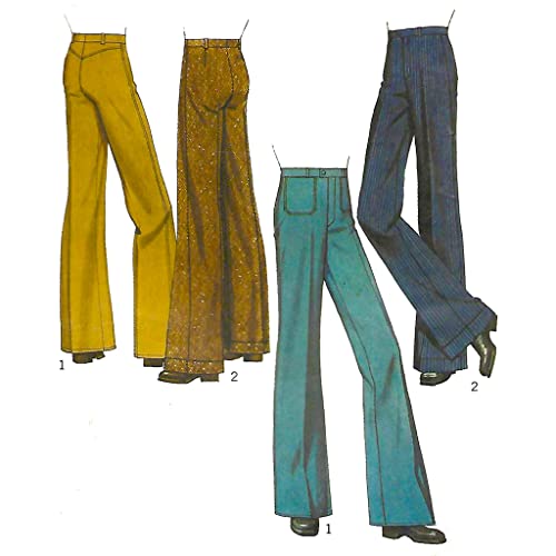 1970s Sewing Pattern – Men’s Flared Trousers - Waist: 32” (81cm)
