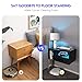 Homaterial Floating Nightstand with Charging Station and LED Lights, Floating Bedside Table with Drawers Wall Mounted Nightstands,for Bedroom Room, 21.3