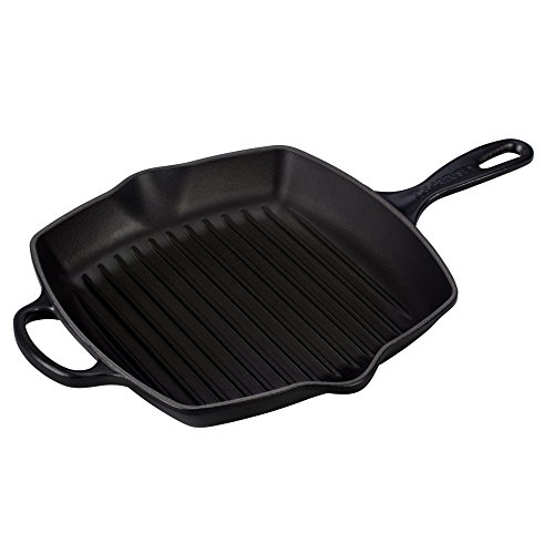 LE CREUSET Signature Gusseisen-Grillpfanne,...