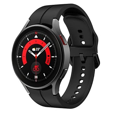 Pulseira Ridge de Silicone com Fivela Marca 123smart Compativel com Galaxy Watch 4 Watch 5 Watch 6 Watch 7 40mm 42mm 43mm 44mm 45mm 46mm 47mm SM-R870 R860 R880 R890 R900 R910 R920 R930 R940 R950 R960 L300 L310 L315 L305