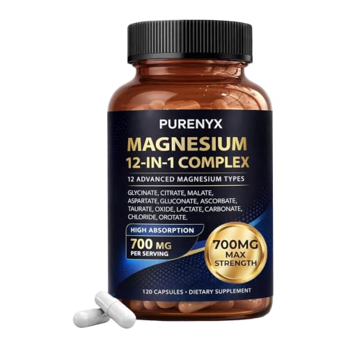 PURENYX 12-in-1 Magnesium Complex Capsules 120 Capsules Per Serving