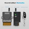 12V Remote Switch Wireless, Malictele DC12V/24V/48V/72V 30A Relay RF Control Switch with 328ft Long Range for Anti-Theft Alarms Security Systems luminaire Roller Lind Door Motor