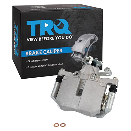 Image of TRQ Rear Left Brake Caliper w /Bracket Drivers Side | For 2006-2011 Buick Lucerne Cadillac DTS