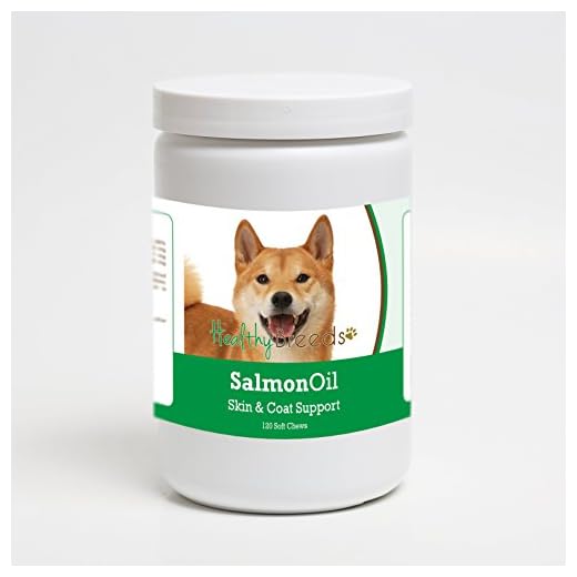 Healthy Breeds Shiba Inu Salmon Oil Soft Chews 120 Count
