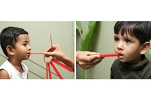 Image of Jaw Grading Bite Blocks for Speech Therapy (Red, Pack of 2) - Reusable & Durable Oral Motor Tool
