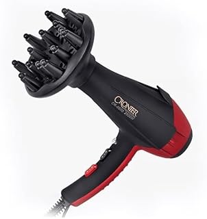 Hair Dryer CR-6600 2500WATT 2500 Watt for Professional Use and Salons with Shock Resistant Body (Red in Black)