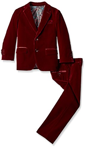Isaac Mizrahi Boys' 3 Piece Velvet Suit