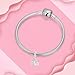 BIZK 925 Sterling Silver Charm Fits Bracelets and Necklaces Charms for Women Fashion Jewelry for Women, Lover, Mother and Friend (Tree House Heart)