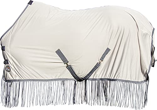 Cabestro de cuero Warmblut HKM Gold Warz para equipamiento ecuestre