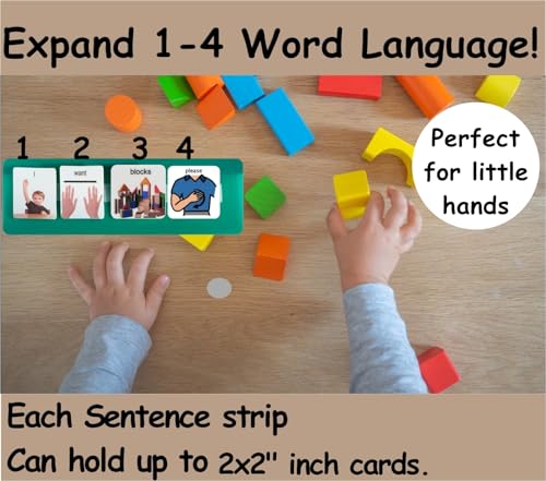 Smile4autism Large 2.5x10 ¼” Tools Perfect to Keep Your Loose Visual Picture Cards Organized. Autism, ABA, ADHD, Language & Apraxia Aspergers - Image 6