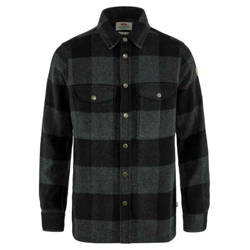 Fjällräven Herren Canada Hemd, Black, M