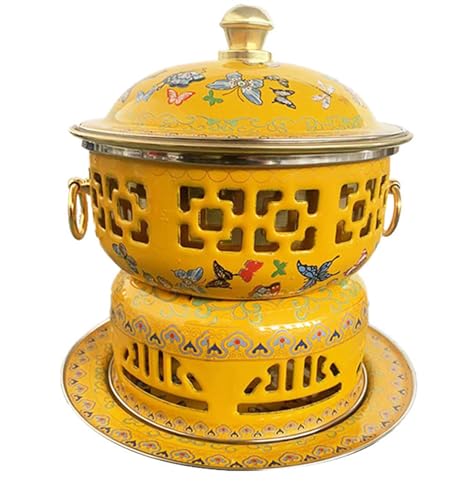Olla China Cloisonné de Cobre para Una Persona 23x23x23 cm miniatura 1