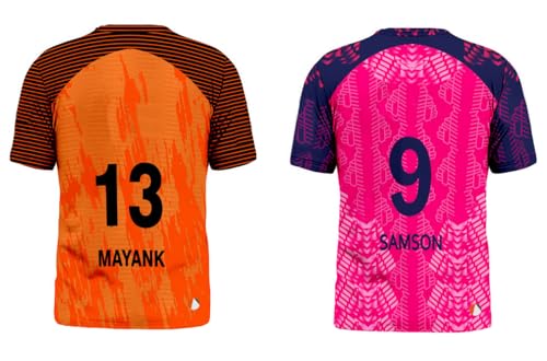 Image of Sports India IPL Cricket Team T Shirt Jersey Combo for (Kid's, Boy's & Mens) L744