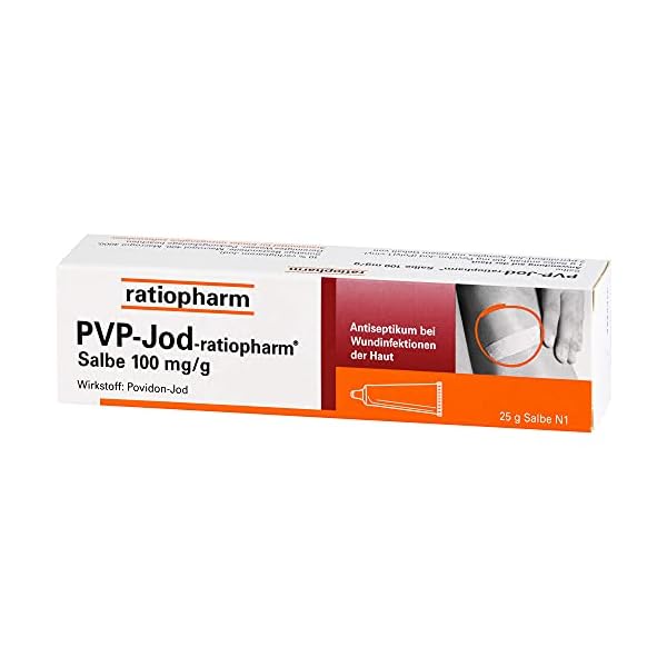 PVP-Jod-ratiopharm Salbe Antiseptikum, 25 g – Bild 3
