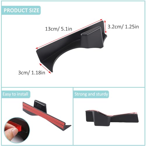 Extensor para portavasos de carro Daeiclru ABS miniatura 6