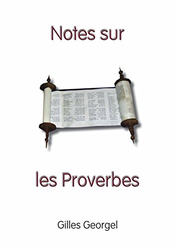 Télécharger Notes sur les Proverbes PDF