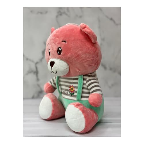 Image of ADORA Hooded Teddy Bear Soft Toy - Kawaii Plushie for Kids, Cute & Huggable Baby Plush Toy, Lovable Gift for Boys & Girls, Ideal for Birthdays & Special Occasions (Teddy Green)