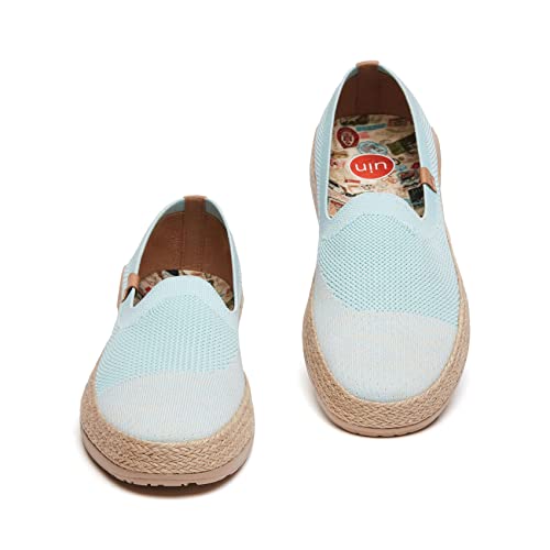 Image of UIN Shoes for Women Slip On Sneakers Comfortable Lightweight Barefoot Travel Art Painted Casual Loafers