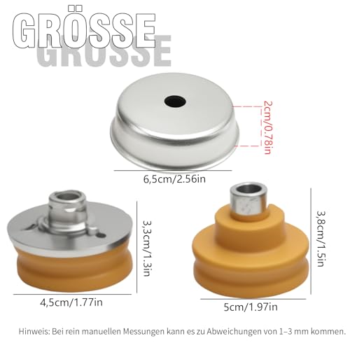MospdyGear 6 Stück 33506767010 Federbeinstützlager Kit, Ersatz für BMW 1er E81 2006-2011, Ersatz für BMW 1er E87 2004-2011, Ersatz für BMW 1er Cabriolet E88 2007-2013