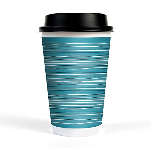 Chinet Comfort Cup 16-Ounce Cups, 50-Count Cups & Lids (Assorted Colors)