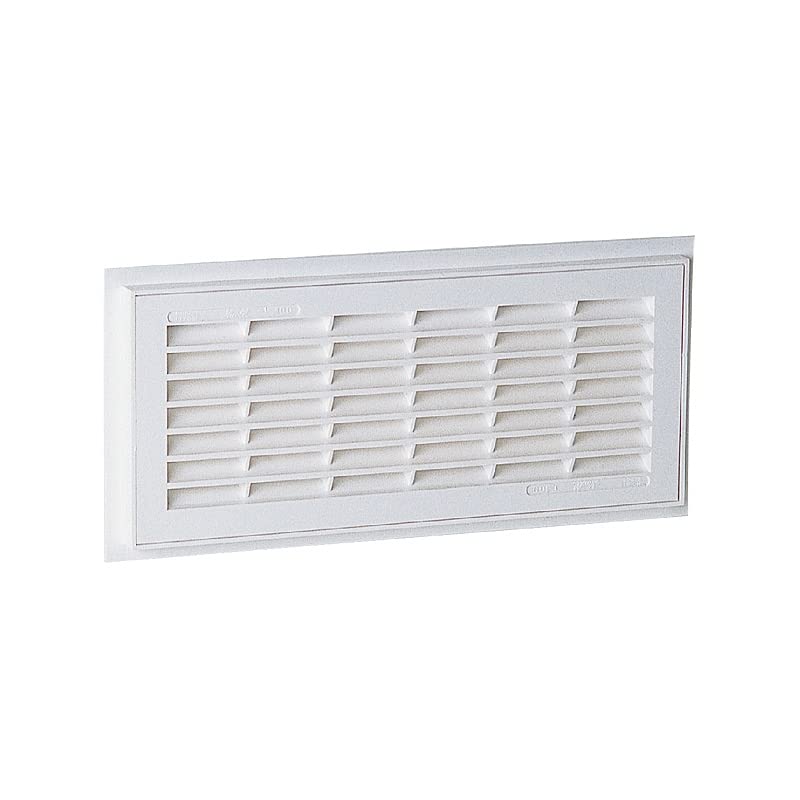 Nicoll - Rejilla de ventilación para atornillar o pegar clásica rectangular con cierre fb211