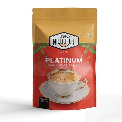 Image of Cafe Niloufer Platinum Tea Powder 1Kg | Strong Assam & Aromatic Blend | Premium Loose Leaves Chai for Rich Taste & Flavour