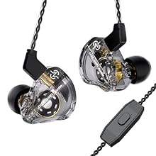 ◼[Elegant Comfortable Earbuds Cavity] With patent ear hook, CCZ DC01 Pro utilizes both PC and silicone materials, doubling the complexity of the manufacturing process, which ensures the in ear earbuds more comfortable wearing experience and greater s...