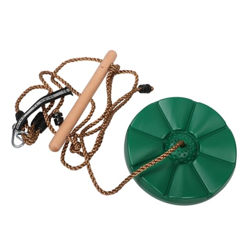 LRXIYODE oscilación del Disco Columpio de plástico para Columpio de plastico para Patio Columpio de plastico para Jardin Disco oscilante del árbol Columpio Decorativo Cuerda