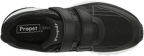 Propét Women's One Twin Strap Cross Trainer,Black/Grey,11 Narrow | Image 4