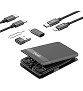 BUDI MFi Certified USB Type C Cable and 3 Types USB Adapter Combination Set USB Adapter Kit Cable...