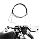 HDBUBALUS Motorrad-Gaszug, verlängert, Stahldraht, passend für Harley Sportster Iron XL883 XL1200 Dyna Softail Fat Boy Heritage Road King 2007–2020, 100 cm