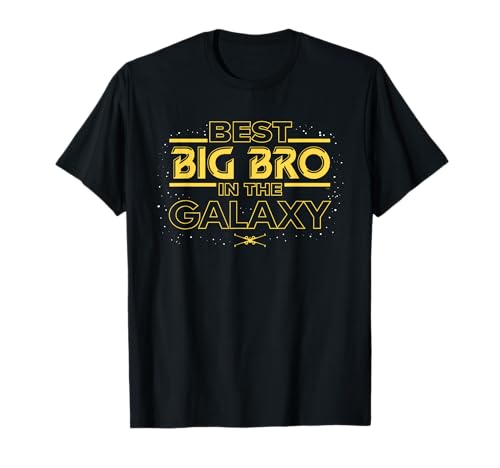 Star Wars Best Big Bro in the Galaxy Family Trip Birthday T-Shirt