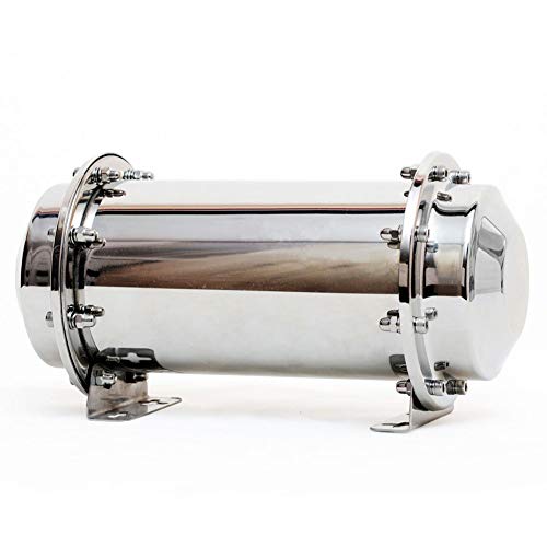 SLFD Time Capsule Anti-Corrosion Waterproof Stainless Steel Capsule Container Durable Container for(50x10cm)