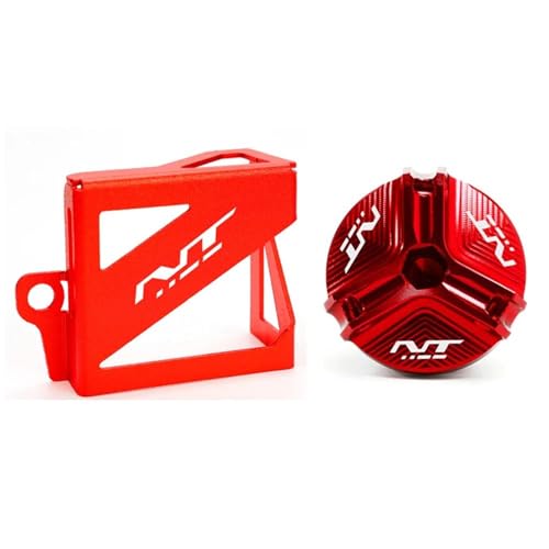 Tapa de depósito de líquido de frenos trasero rojo para moto NT1100 2021-2023
