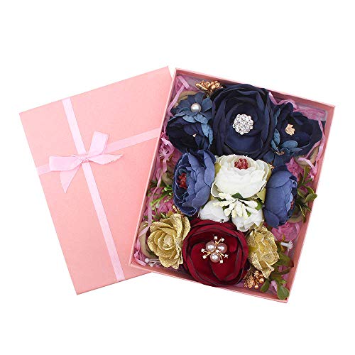 Mligril Baby Girl Floral Headbands Set - 3Pcs Flower Crown Elastic Hairband Newborn Toddler Hair Accessories Gifts For Girls （1-6 Years Old） #TOP6