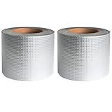 TIDTALEO 2pcs Self-Adhesive Butyl Waterproof Sealing Tape 5cm X 3m, Strong Leak Repair Tape for Roofs, Pipelines, and Outdoor Industrial Use