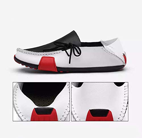Men's Casual Driving Loafers Tide Leather Walking Moccasin Vintage Comfort Business Shoes2