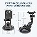 EWAY 4-Hole Direct Fit Suction Cup Mount for Backup Camera 4.3