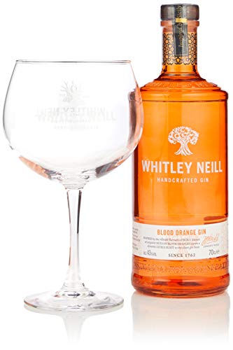 Whitley Neill Blood Orange Gin Geschenkbox mit Glas 0,7l - 43%